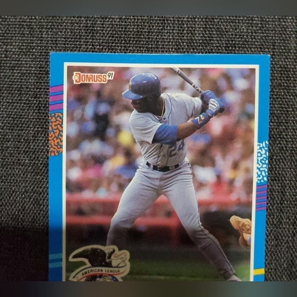 1991 Donruss Ken Griffey Jr Baseball All-Star Error Card (No . After Inc) - Picture 3 of 5